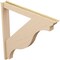 Ekena Millwork 5 1/2-in W x 44-in D x 44-in H Funston Trad Rough Cedar Woodgrain TimberThane Outlooker, Primed Tan OUTUR055X44X44FST04RCPR - alternate 5